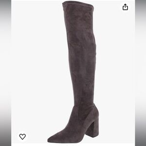 Steve Madden Jacoby Over The Knee Boot; Grey: Size 8